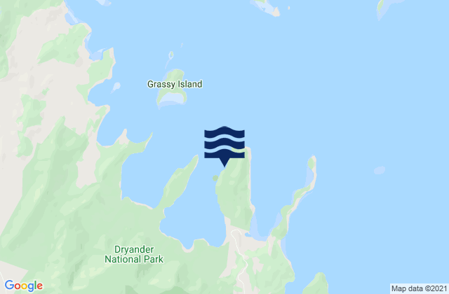 Double Bay, Australiaの潮見表地図