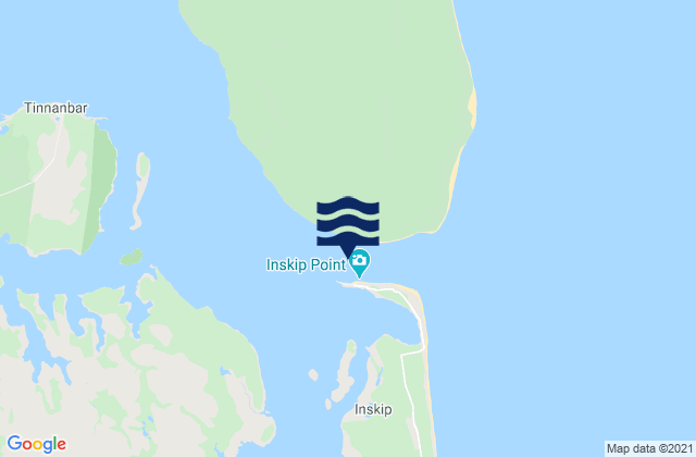 Double Island Point - North Coast, Australiaの潮見表地図
