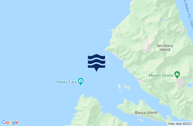 Doubtful Sound/Patea, New Zealandの潮見表地図