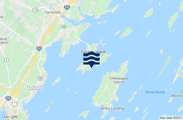 Doyle Point, United Statesの潮見表地図