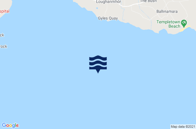 Dundalk Bay, Irelandの潮見表地図