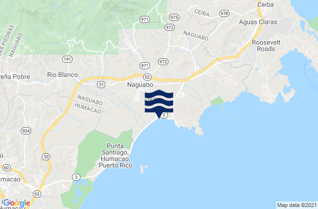 Duque, Puerto Ricoの潮見表地図