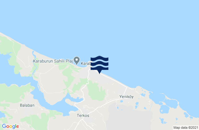 Durusu, Turkeyの潮見表地図