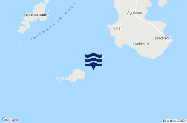 Duvillaun Beg, Irelandの潮見表地図