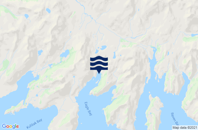 Eagle Bay, United Statesの潮見表地図