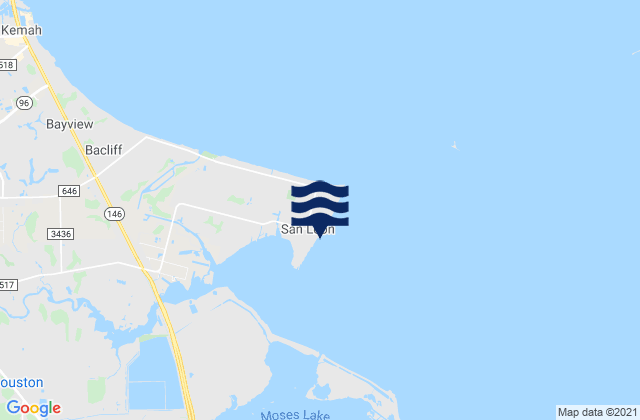 Eagle Point, United Statesの潮見表地図