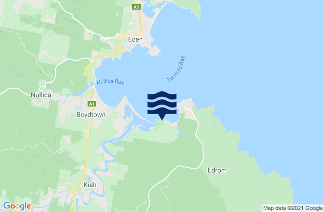 East Boyd Bay, Australiaの潮見表地図