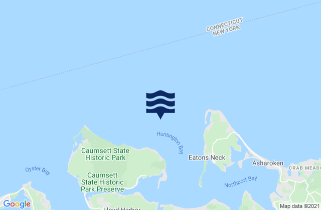 Eatons Neck Pt. 1.8 miles west of, United Statesの潮見表地図