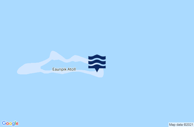 Eauripik Municipality, Micronesiaの潮見表地図