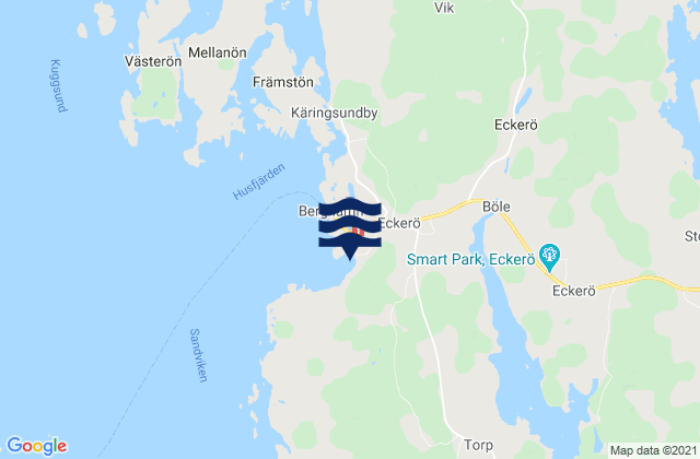Eckerö, Aland Islandsの潮見表地図