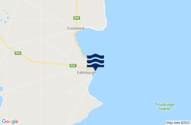 Edithburgh, Australiaの潮見表地図