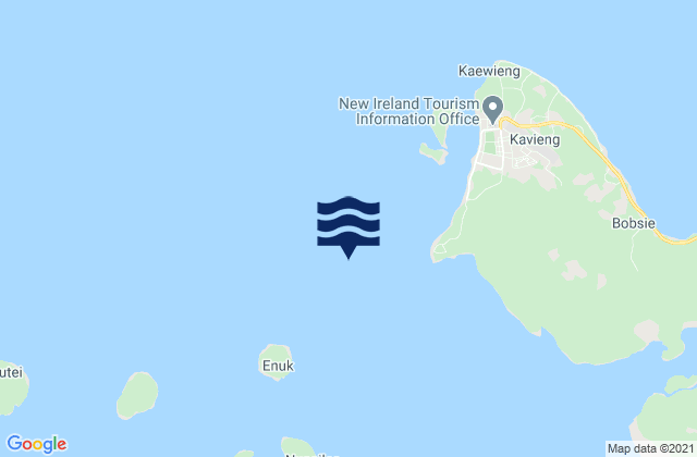 Edmago, Papua New Guineaの潮見表地図