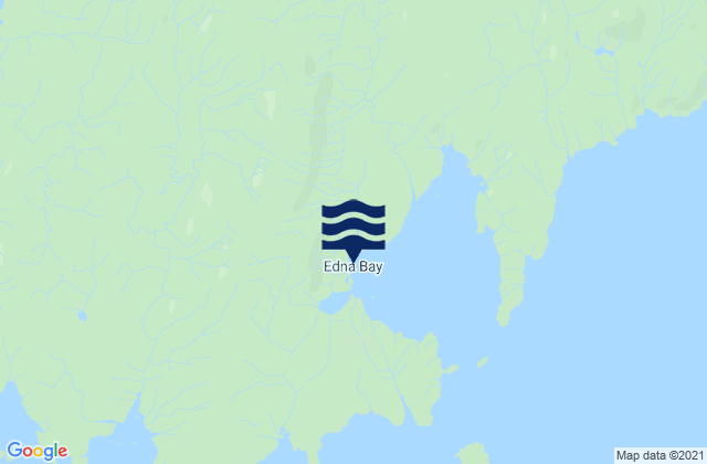 Edna Bay, United Statesの潮見表地図