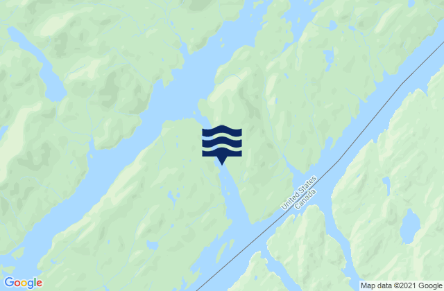 Edward Passage, United Statesの潮見表地図