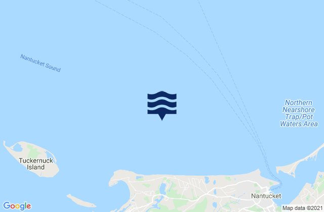 Eel Pt. Nantucket I. 2.5 miles NE of, United Statesの潮見表地図