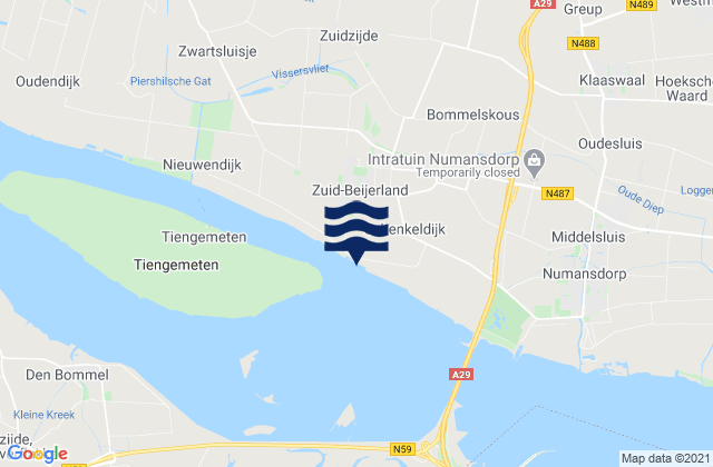 Eemhaven, Netherlandsの潮見表地図