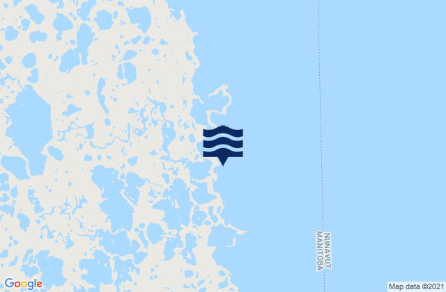 Egg Island, Canadaの潮見表地図