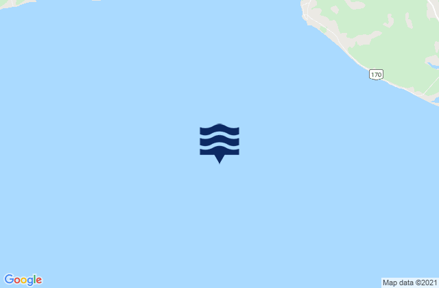 Egmont Bay, Canadaの潮見表地図
