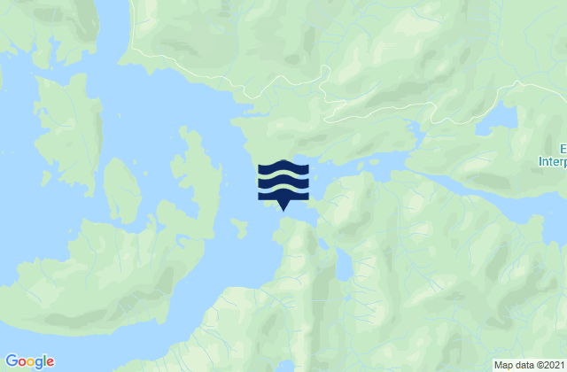 El Capitan Strait, United Statesの潮見表地図