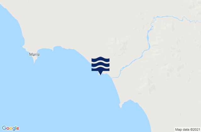 El Cardon, Mexicoの潮見表地図