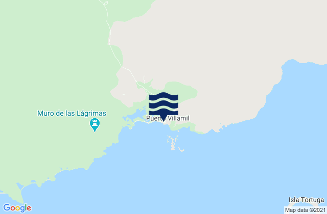 El Faro (Puerto Villamil), Ecuadorの潮見表地図