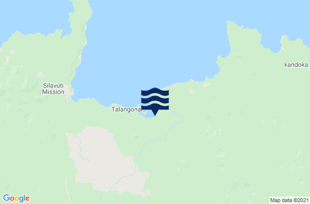 Eleonora Bay, Papua New Guineaの潮見表地図