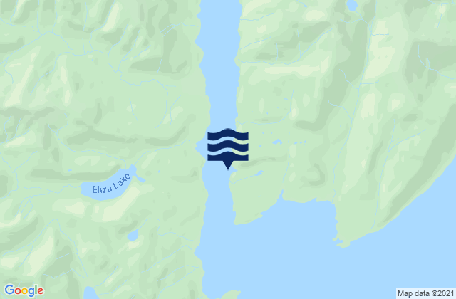 Eliza Harbor Admiralty Island, United Statesの潮見表地図