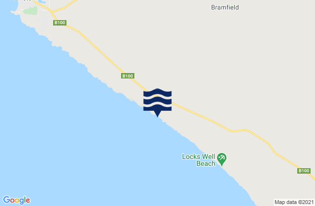 Elliston, Australiaの潮見表地図