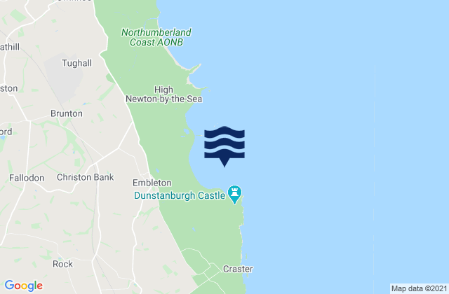 Embleton Bay, United Kingdomの潮見表地図