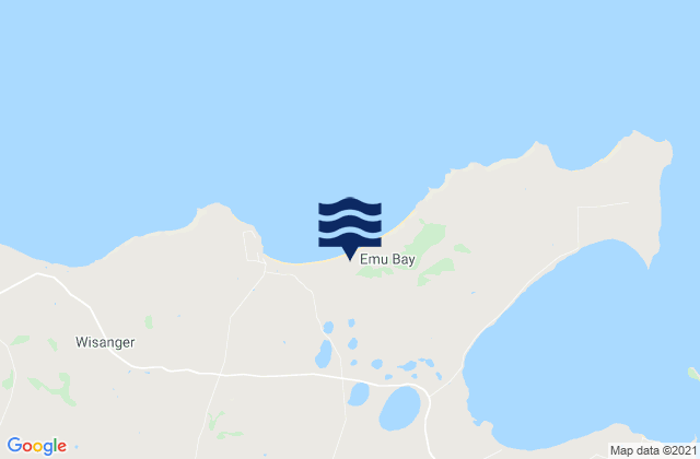 Emu Bay, Australiaの潮見表地図