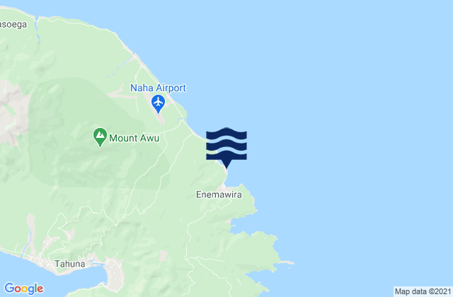 Enemawira, Indonesiaの潮見表地図