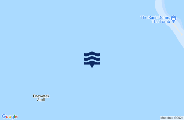 Enewetak Atoll, Marshall Islandsの潮見表地図