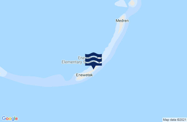 Enewetak, Marshall Islandsの潮見表地図