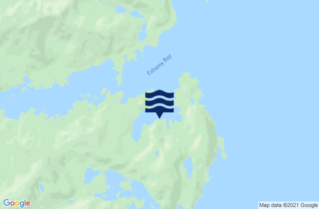 Eshamy Bay Knight Island Passage, United Statesの潮見表地図