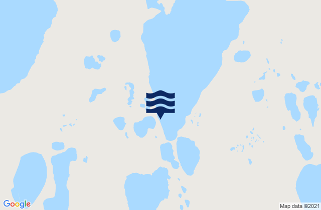 Eskimo Lakes Station 1c, United Statesの潮見表地図