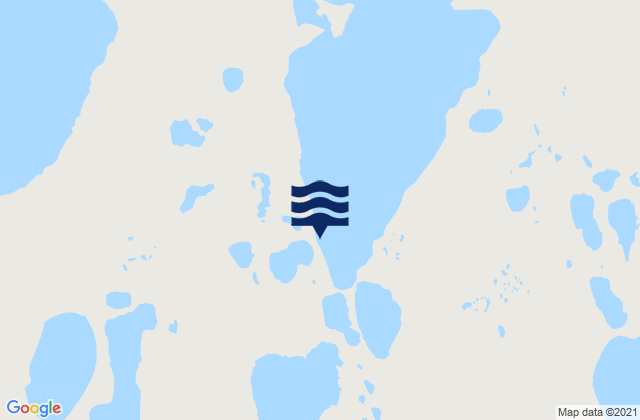 Eskimo Lakes Station 2b, United Statesの潮見表地図