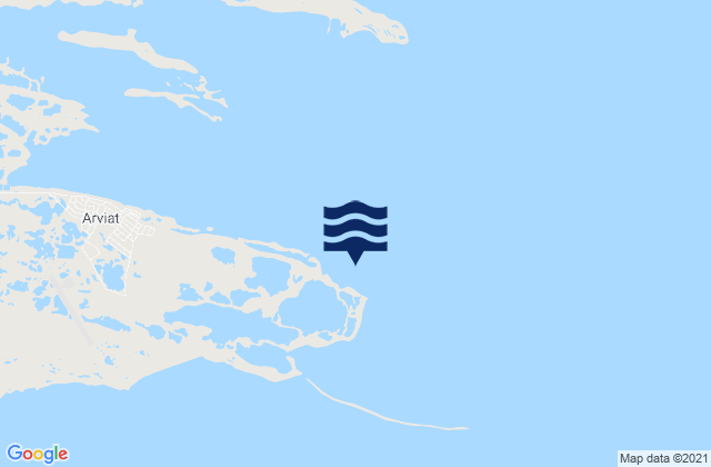 Eskimo Point, Canadaの潮見表地図