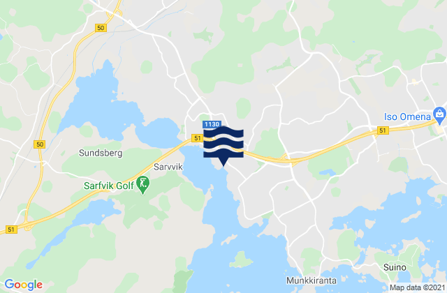 Espoo, Finlandの潮見表地図