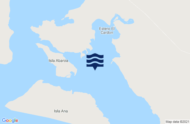 Estero Cardón, Mexicoの潮見表地図