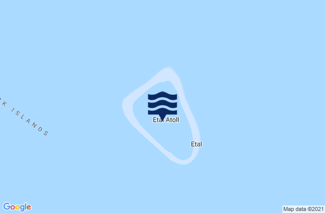 Ettal, Micronesiaの潮見表地図