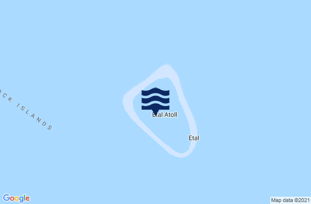 Ettal Municipality, Micronesiaの潮見表地図