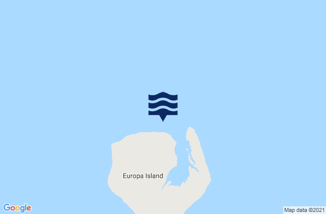Europa Island, French Southern Territoriesの潮見表地図