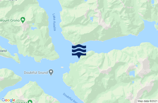 Evans Head, New Zealandの潮見表地図