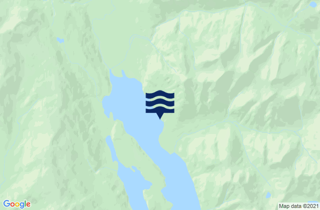 Excursion Inlet, United Statesの潮見表地図