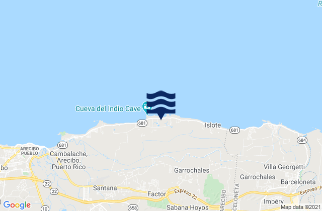 Factor Barrio, Puerto Ricoの潮見表地図