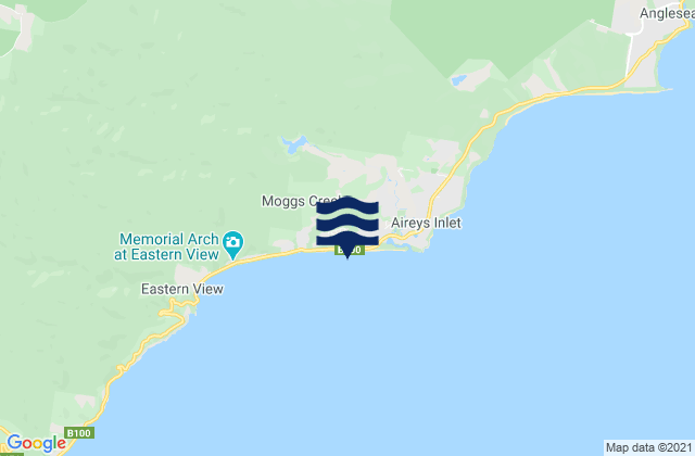 Fairhaven, Australiaの潮見表地図