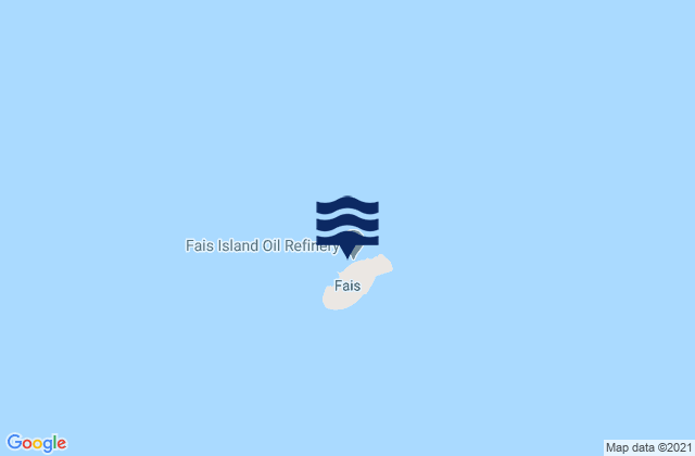 Fais, Micronesiaの潮見表地図