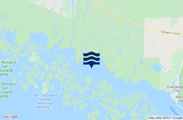 Fakahatchee Bay, United Statesの潮見表地図
