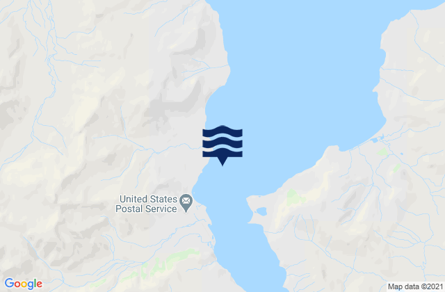 False Pass Isanotski Strait, United Statesの潮見表地図