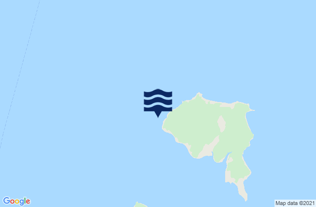 Faro Isla Chulín, Chileの潮見表地図